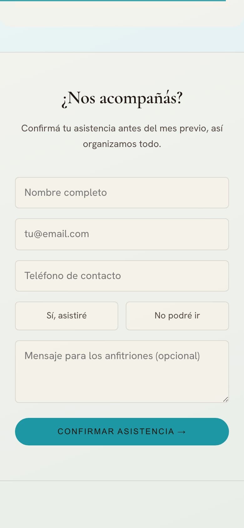 Confirmación